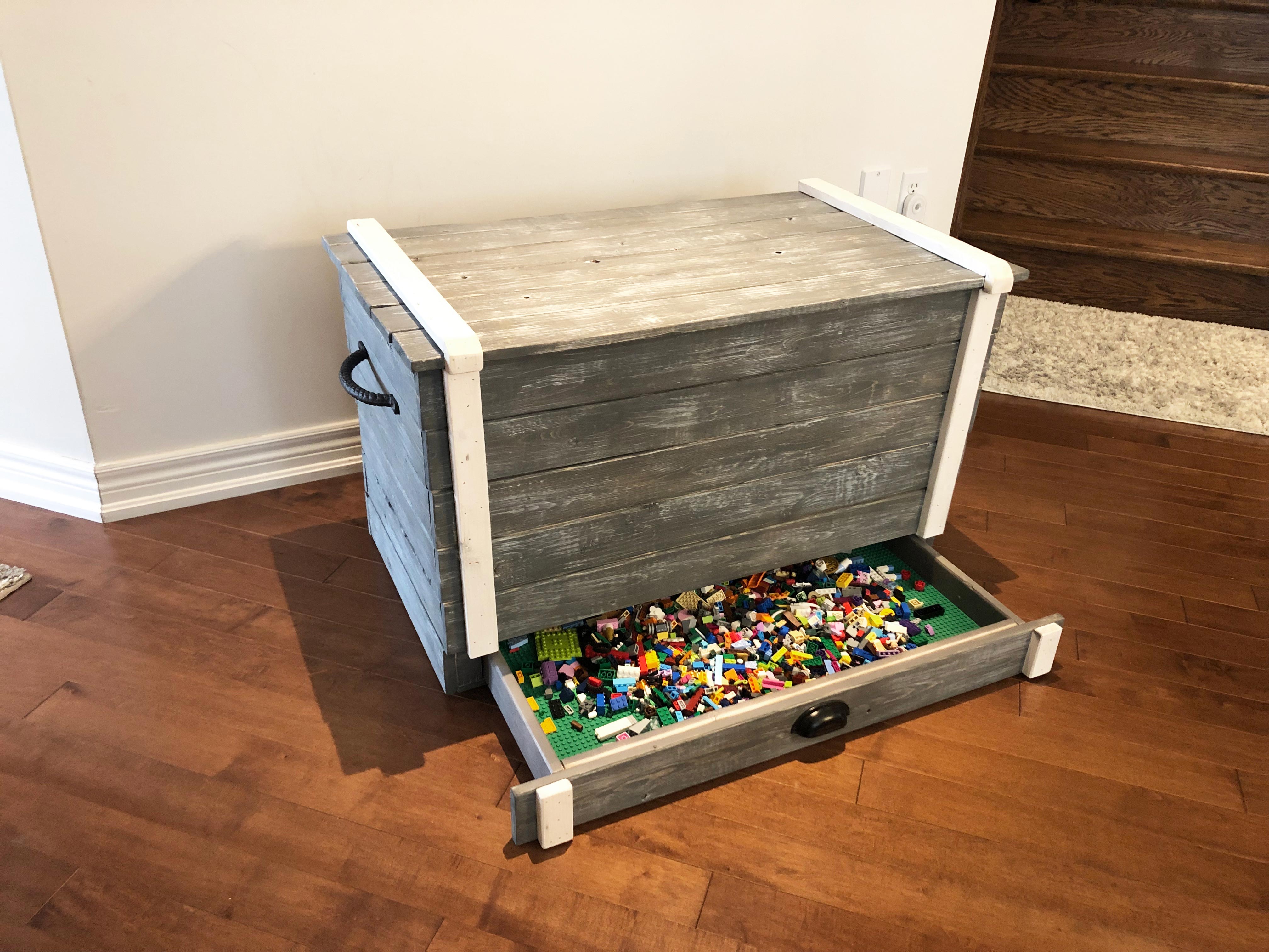Rust-Oleum-Build-a-Toy-Chest-with-a-Secret-LEGO-Drawer-Inspirational-Project-After-2