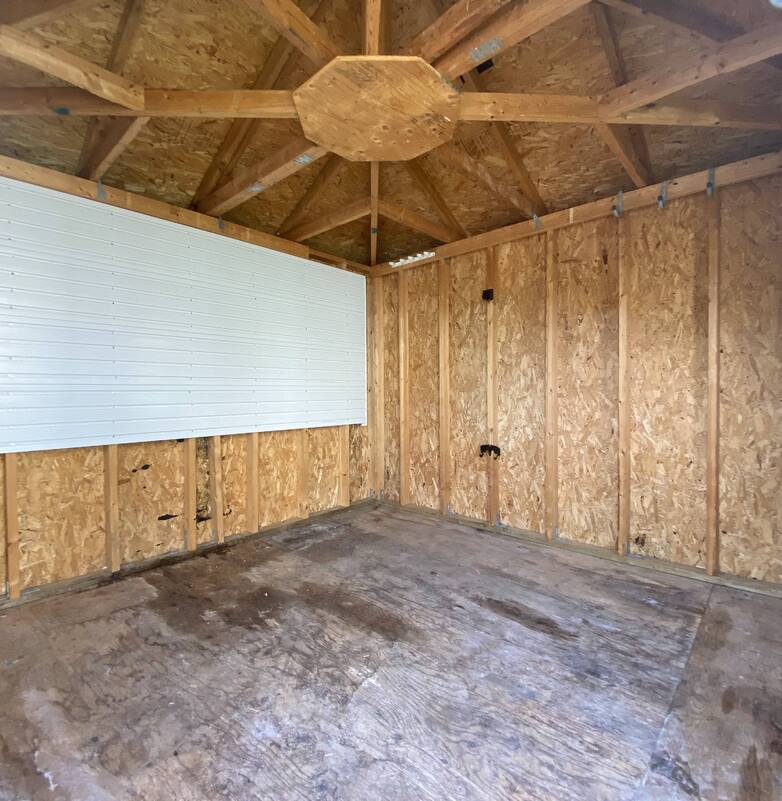 Shed Makerover Taker Floor Before