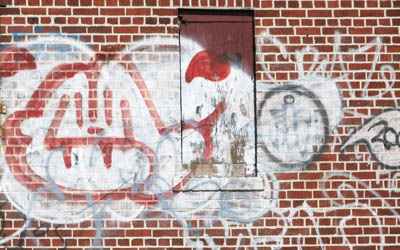 A red wall 